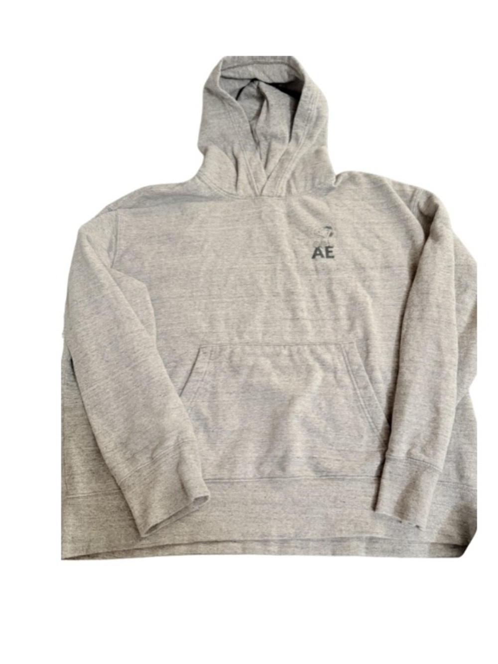 American Eagle X Peanuts Snoopy Outfitters Men's Gray Hooded Pullover Sweatshirt
